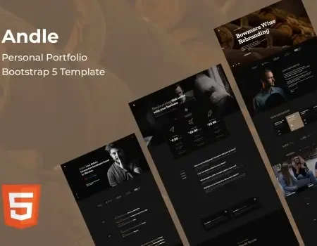 Andle – Personal Portfolio Bootstrap 5 Template