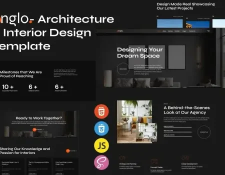 Anglo – Architecture & Interior Design Template | HTML Template