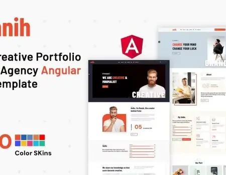 Anih – Creative Portfolio & Agency Angular