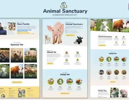 Animal Sanctuary – Non-Profit Template Kit
