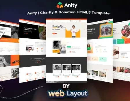 Anity | Charity & Donation HTML5 Template