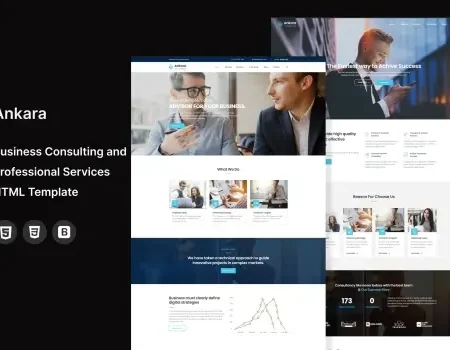 Ankara -Consulting and Professional HTML Template