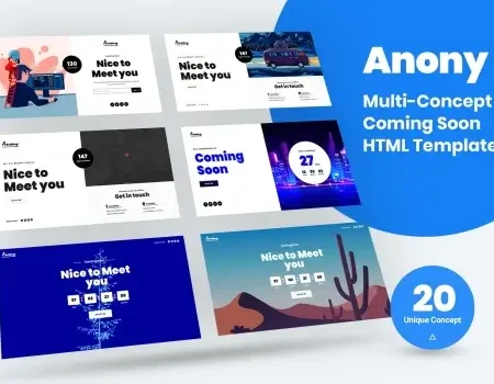 Anony | HTML Template