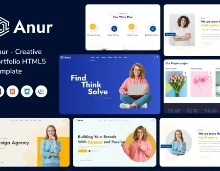 Anur – Creative Portfolio HTML5 Template