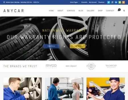 AnyCar – HTML Template for Automotive & Business