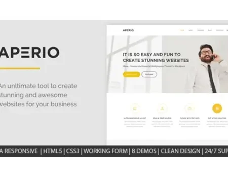 Aperio – Multipurpose HTML Template