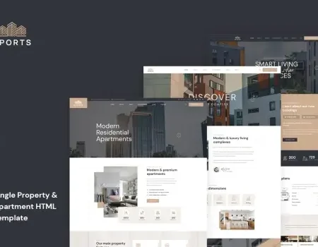 Aports – Single Property HTML Template