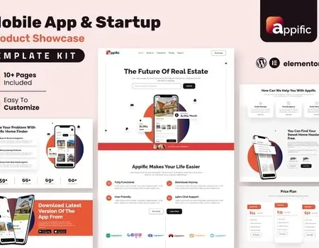 Appific – App Showcase Elementor Template Kit