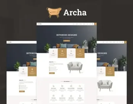 Archa – Interior Design & Architecture Elementor Template Kit