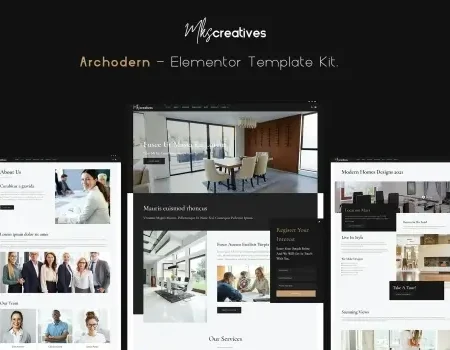 Archodern – Interior & Architecture Elementor Template Kit