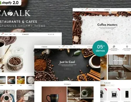 Cawalk – Restaurants & Cafes Shopify 2.0 Theme
