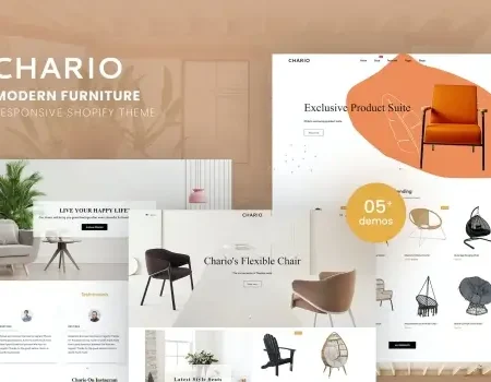 Chario – Modern Furniture Responsive Shopify Theme
