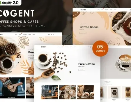 Cogent – Coffee Shops & Cafés Shopify 2.0 Theme
