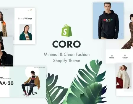 CORO – Minimal & Clean Fashion Shopify Theme