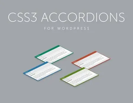 CSS3 Accordions for WordPress