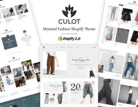 Culot – Minimal Fashion Shopify Theme
