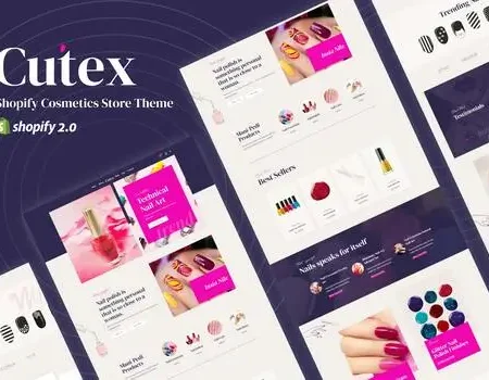 Cutex – Shopify Cosmetics Store Theme