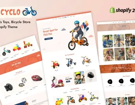Cyclo – Shopify Kids Toys, Bicycle Store Theme
