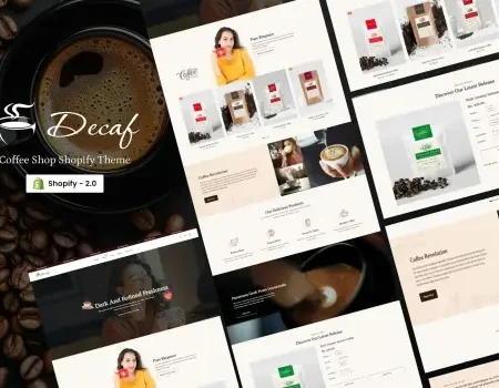 Decaf – Coffee Shop Shopify Theme