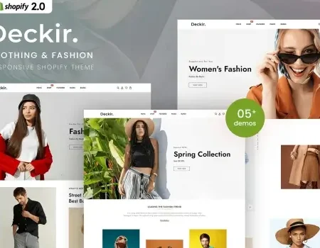 Deckir – Clothing & Fashion Shopify 2.0 Theme