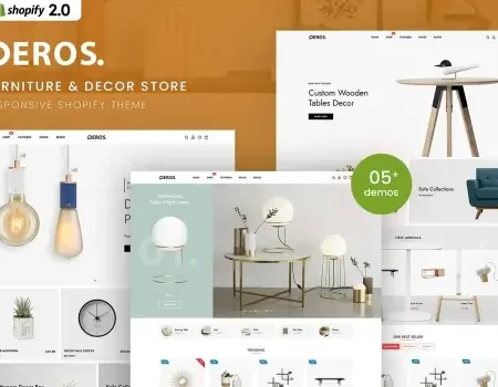 Deros – Furniture & Decor Responsive Shopify Theme