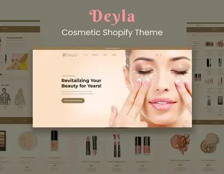 Deyla – Skincare Cosmetics Shopify Theme