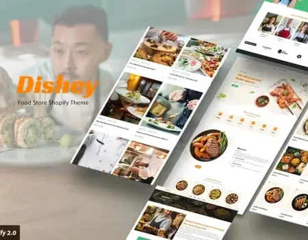 Dishey – Restaurant, Food Store Shopify 2.0 Theme