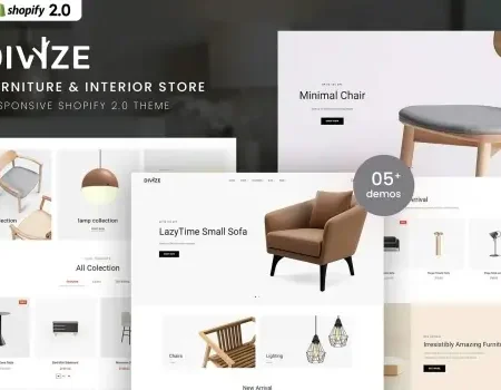 Divize – Furniture & Interior Shopify 2.0 Theme