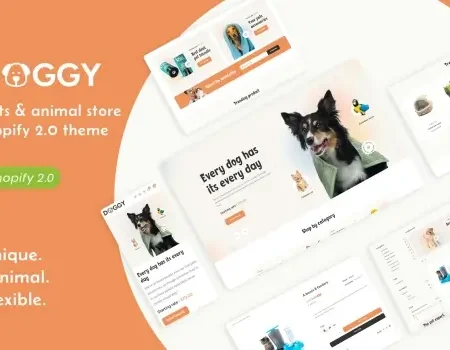 Doggy – Pets & Animals Responsive Shopify Theme