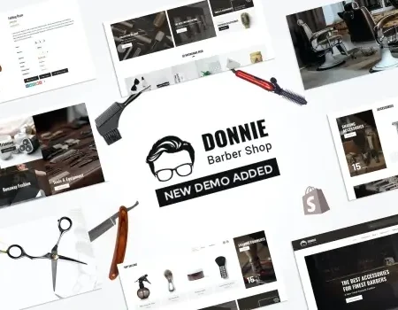 Donnie | Salon, Barber Shop Shopify Theme