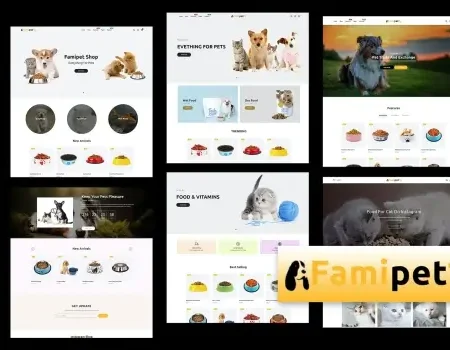 Famipet – Pet Food Shop Responsive Shopify Theme