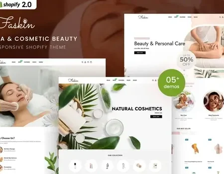 Faskin – Spa & Cosmetic Beauty Shopify 2.0 Theme