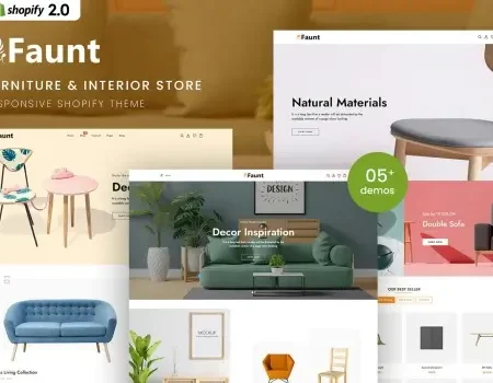 Faunt – Furniture & Interior Shopify 2.0 Theme