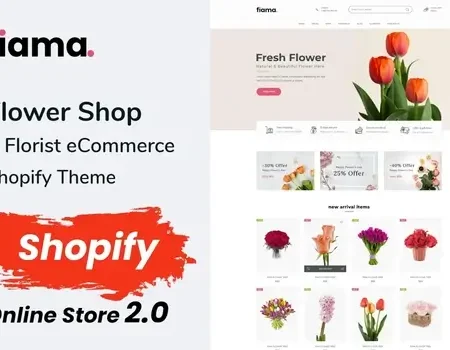 Fiama – Flower Shop & Florist Shopify Theme OS 2.0