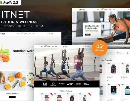 Fitnet – Nutrition & Wellness Shopify Theme