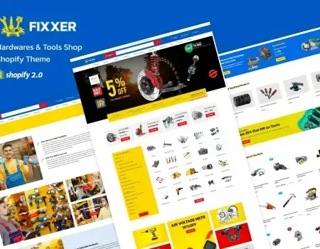 Fixxer – Hardwares & Tools Shop Shopify Theme