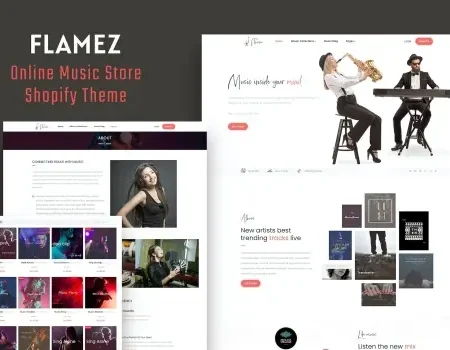 Flamez – Online Music Store Shopify Theme