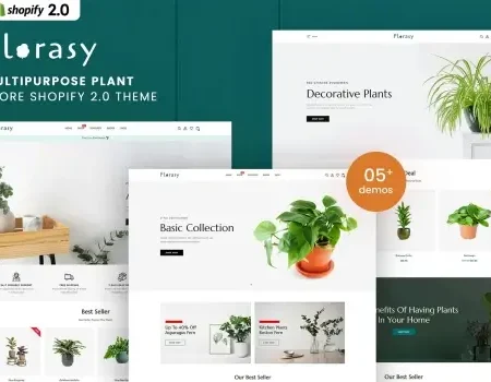 Florasy – MultiPurpose Plant Store Shopify Theme