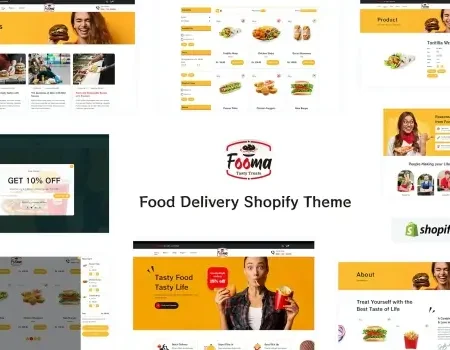 Fooma – Responsive Food Delivery Shopify Theme