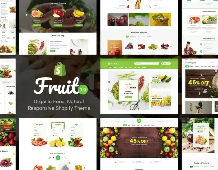 Fruit Shop – Organic Food, Natural Shopify Theme