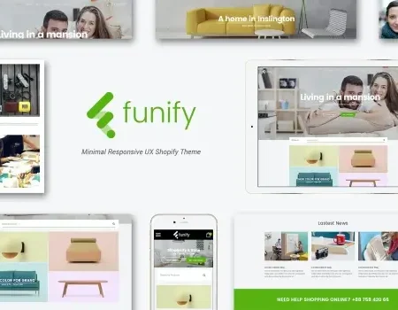 Funify – Minimal Responsive Furnitur Shopify Theme