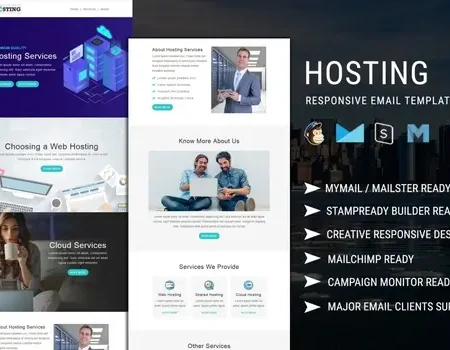 Hosting – Multipurpose Responsive Email Template