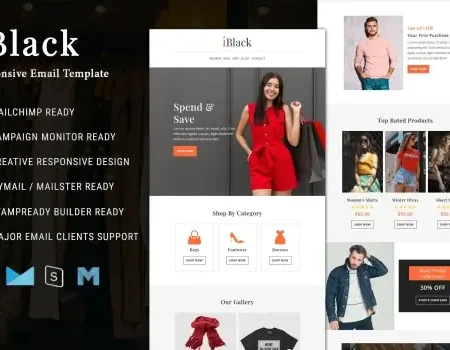 iBlack – Black Friday Email Newsletter Template