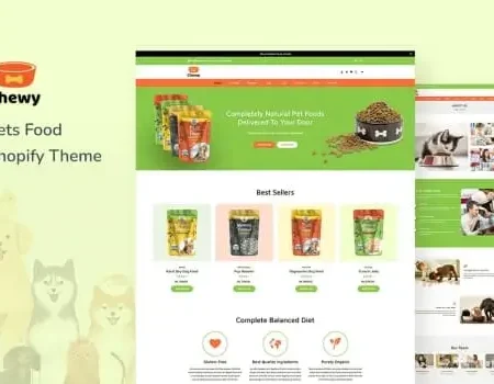 Chewy – Dog, Kitten & Pet Shop Shopify Theme