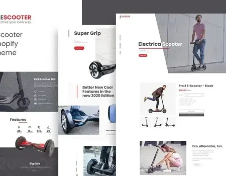 Escoot – Single Product Shopify Theme