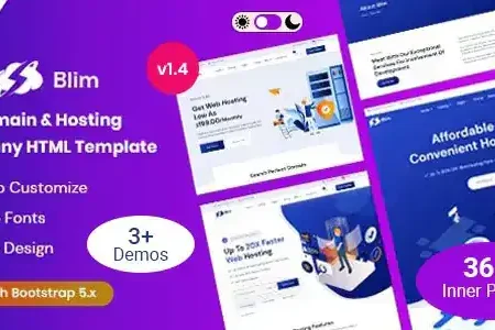 Blim – Domain & Hosting Business HTML Template