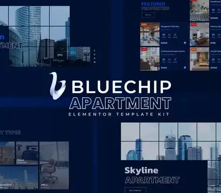 Bluechip – Apartment & Property Elementor Template Kit