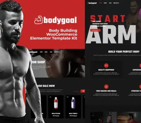 Body Goal – Body Building WooCommerce Elementor Template Kit