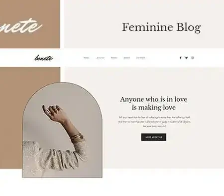 Bonete – Feminine Blog Elementor Template Kit