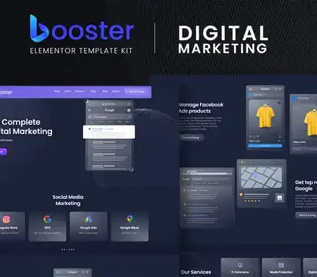 Booster – Digital Marketing Elementor Template Kit
